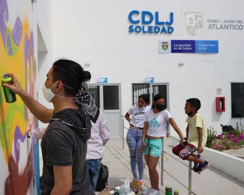 Evento cultural Muralismo-Centro de Desarrollo Juvenil